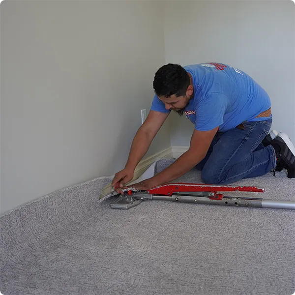 Installer with Financed Carpet