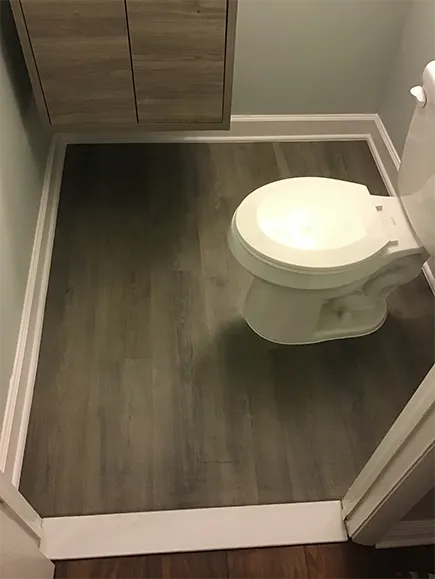 Bathroom Flooring After Picture