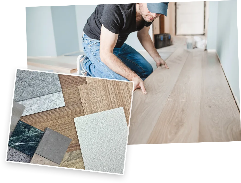 Hardwood Flooring Install by The Carpet Guys