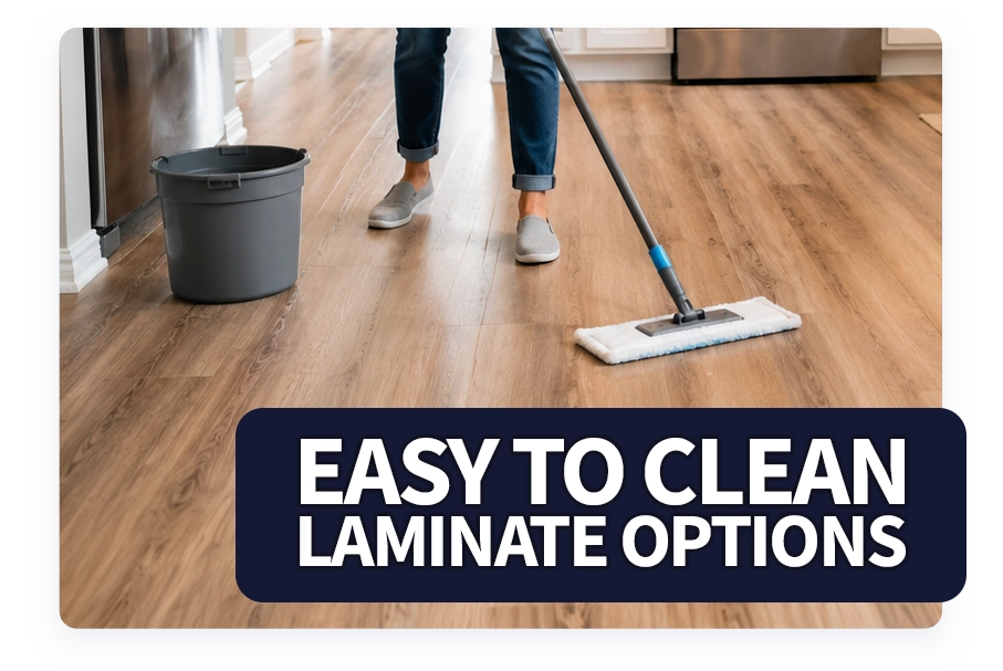 Easy to clean laminate options