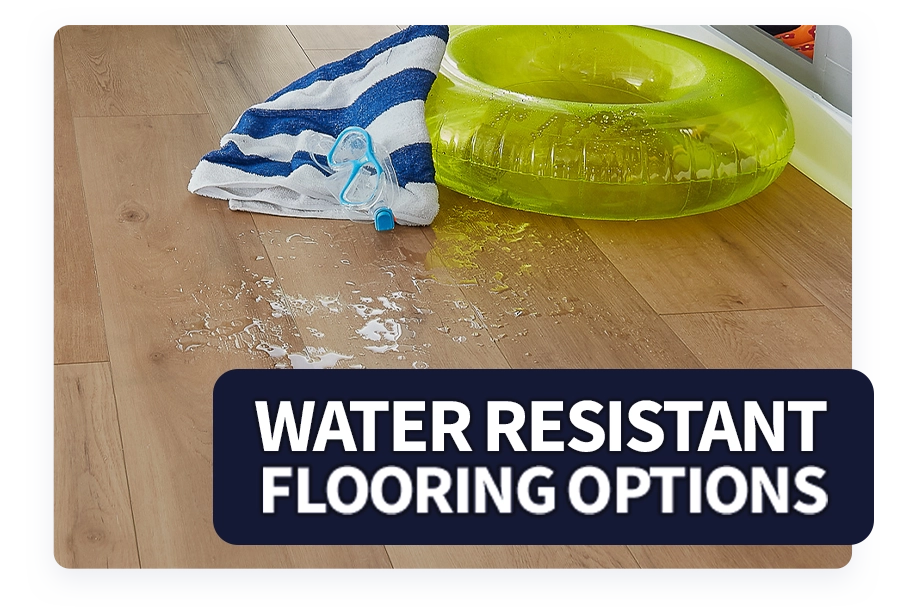 Water resistant laminate options