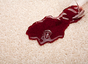kool-aid spilled on white carpet