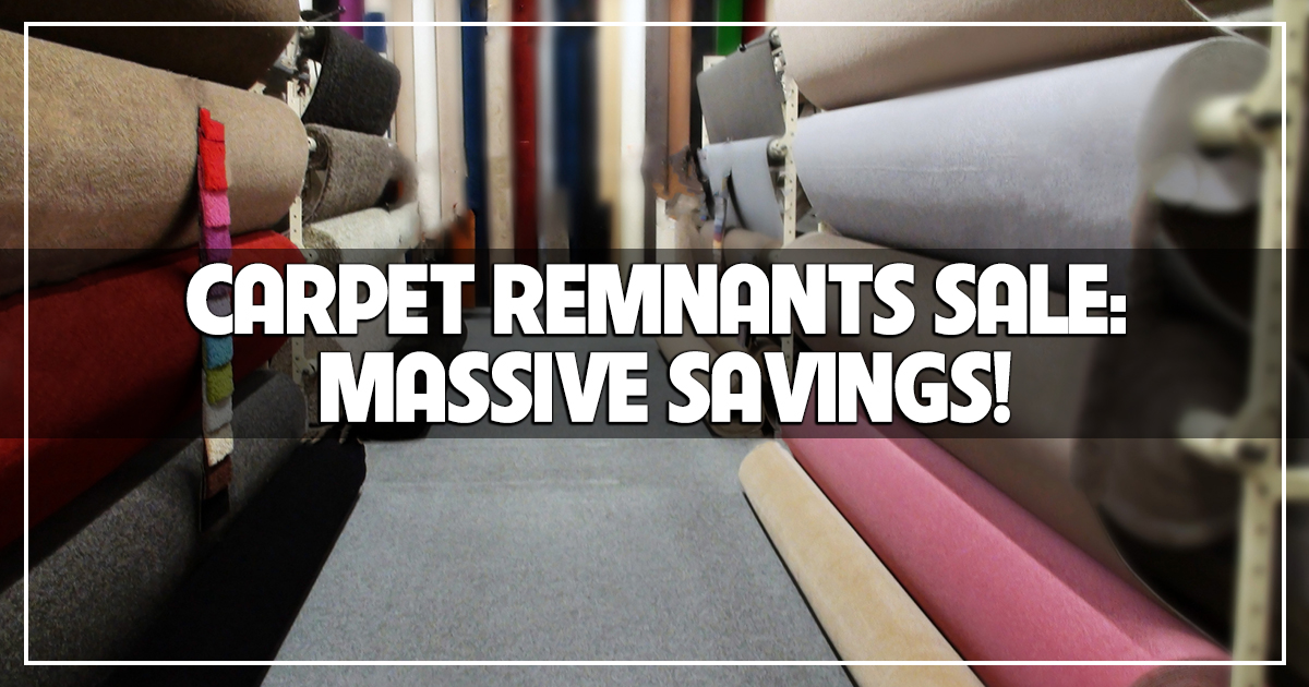 Discount Carpet Remnants Outlet - How to Save on Carpet