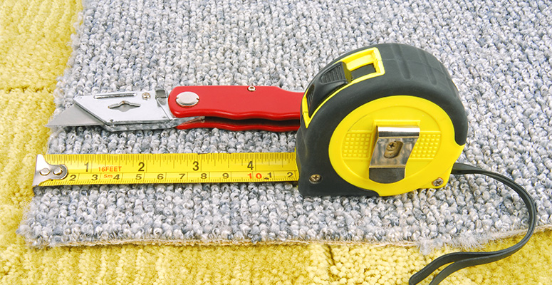 how to measure for carpet