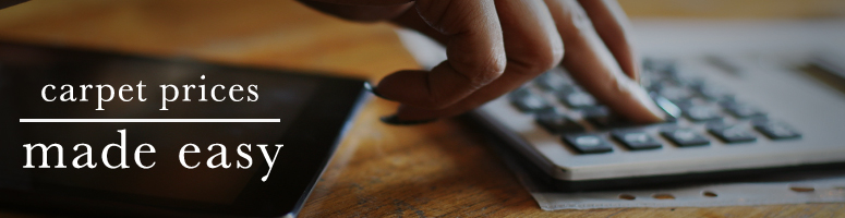 how to figure out carpet pricing