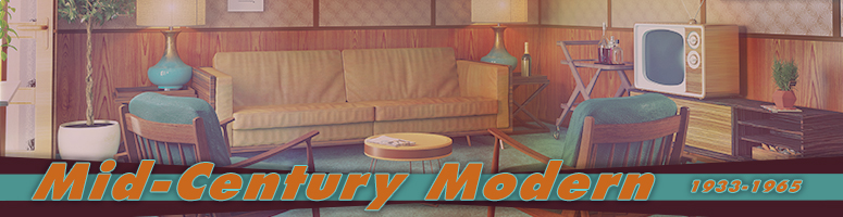 midcentury modern interior house plans 