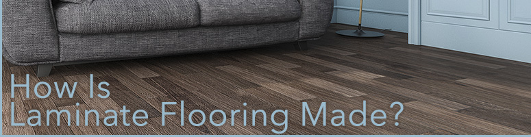 what is laminate flooring made out of