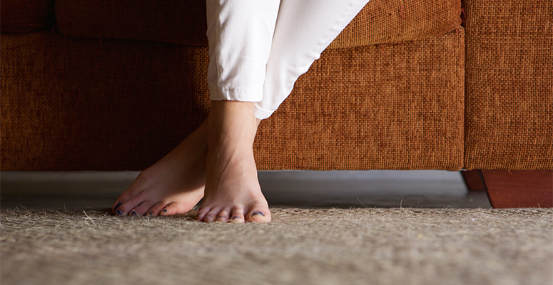 remove furniture pressure marks from carpet