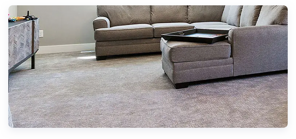 Installed carpet room scene