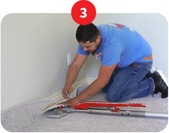 Step 3: professional installation